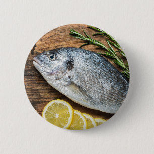 Badge Rond 5 Cm Fish Dorado