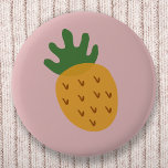 Badge Rond 5 Cm FIV ananas | Sensibilisation à l'infertilité rose<br><div class="desc">Magnifique insigne graphique design super mignon ananas sur un arrière - plan rose sombre pour sensibiliser aux problèmes d'infertilité et soutenir ceux qui passent par des traitements de fertilité tels que FIV, ICSI, IUI. Les femmes du monde entier se sont cramponnées aux fruits colorés ensoleillés comme emblème de leur voyage...</div>