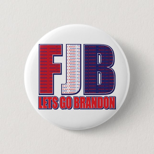 Badge Rond 5 Cm FJB---Lets-Go-Brandon (Devant)