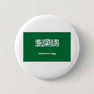 Badge Rond 5 Cm Flag d'Arabie saoudite