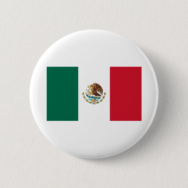 Badge Rond 5 Cm Flag of Mexico (Devant)