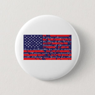 Badge Rond 5 Cm Flag-Pledge