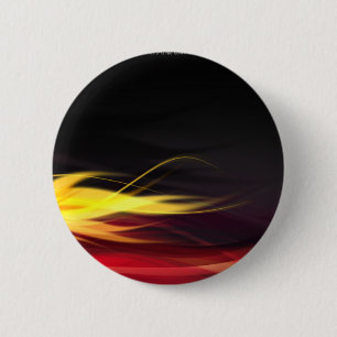 Badge Rond 5 Cm Flammes chaudes