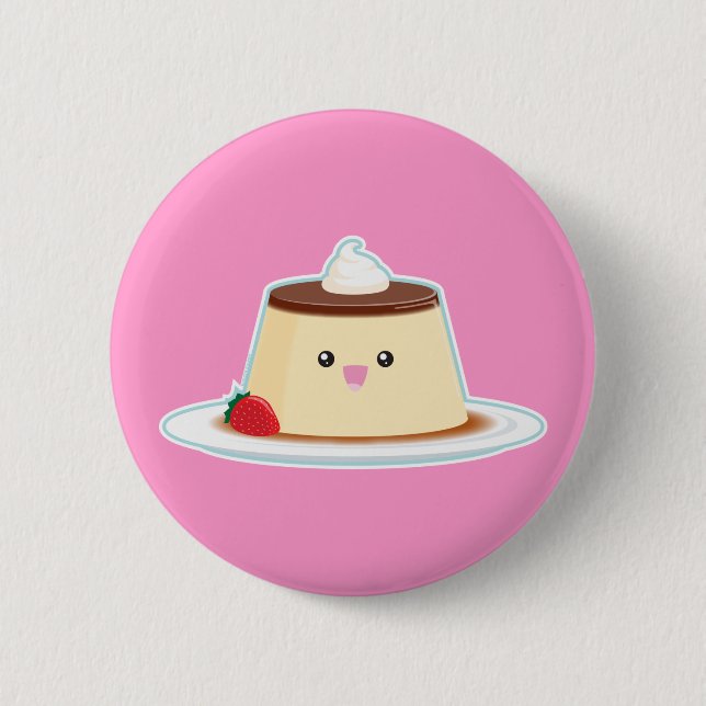 Badge Rond 5 Cm Flan heureux (Devant)