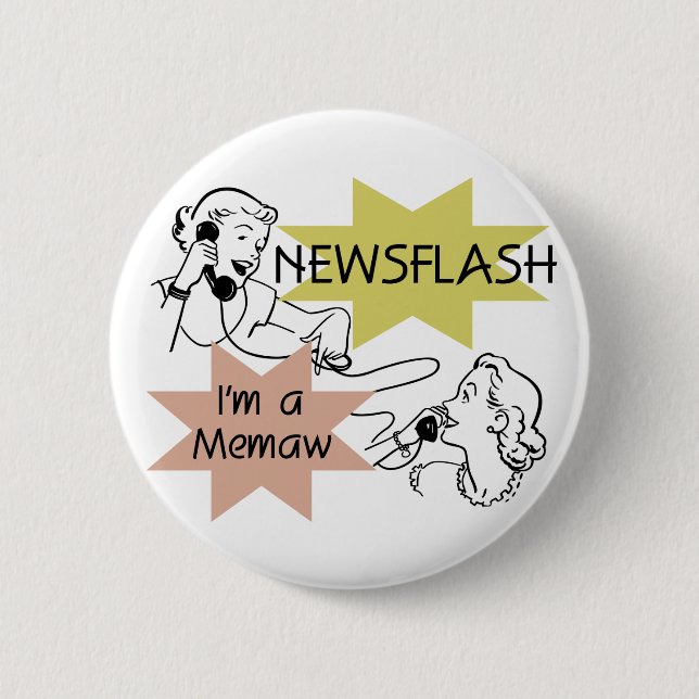 Badge Rond 5 Cm Flash d'information je suis des T-shirts et des (Devant)