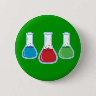 Badge Rond 5 Cm Flashs scientifiques