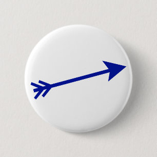 Badge Rond 5 Cm Flèche Bleu Dk 15deg Le MUSÉE Zazzle Cadeaux