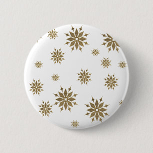 Badge Rond 5 Cm Flèche dorée
