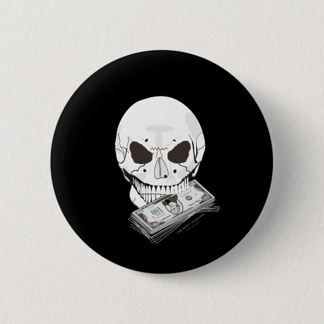 Badge Rond 5 Cm Flèche du crâne (Devant)