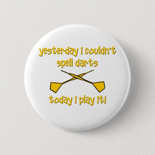 Badge Rond 5 Cm Fléchettes (Devant)