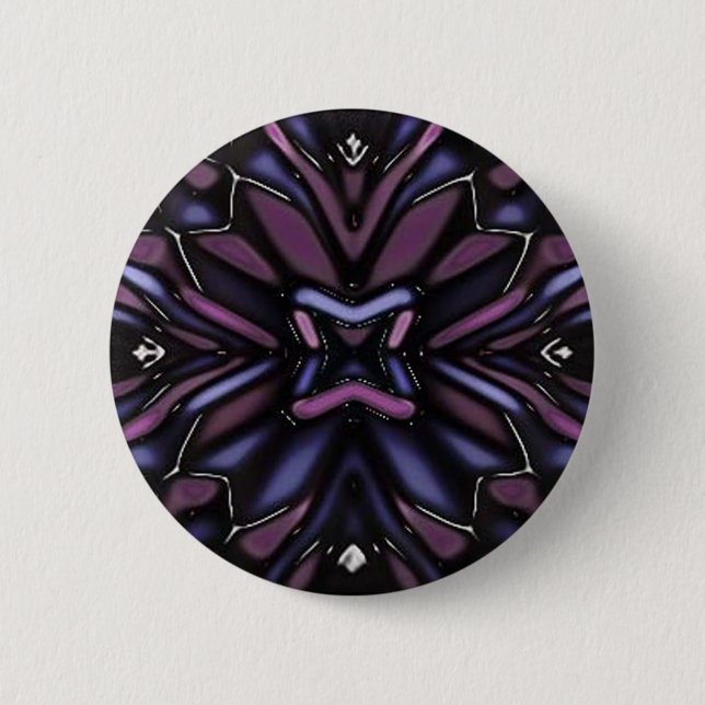 Badge Rond 5 Cm fleur 7 (Devant)