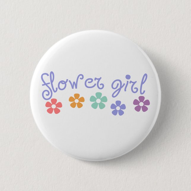 Badge Rond 5 Cm Fleur de cue (Devant)