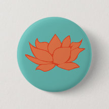 Fleur de lotus orange