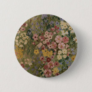 Badge Rond 5 Cm Fleur de printemps éternel