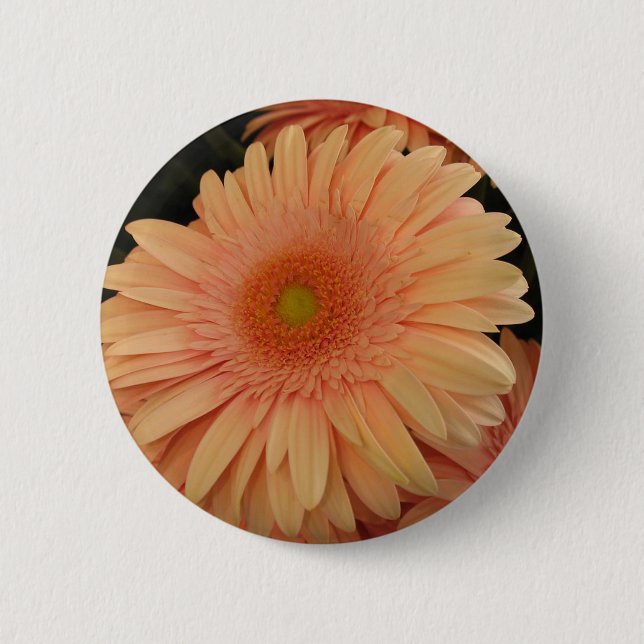 Badge Rond 5 Cm Fleur rose (Devant)