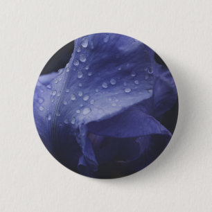 Badge Rond 5 Cm Fleur Rose violet