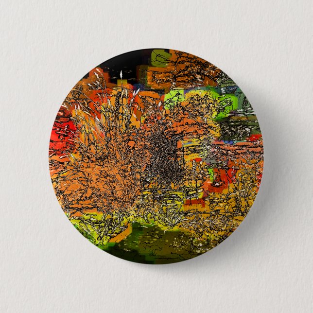 BADGE ROND 5 CM FLEUR SAUVAGE (Devant)