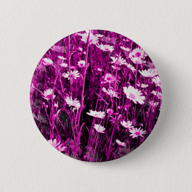 BADGE ROND 5 CM FLEUR SAUVAGE (Devant)