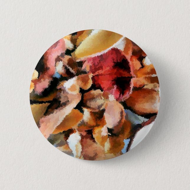 BADGE ROND 5 CM FLEURS (Devant)