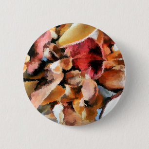 BADGE ROND 5 CM FLEURS