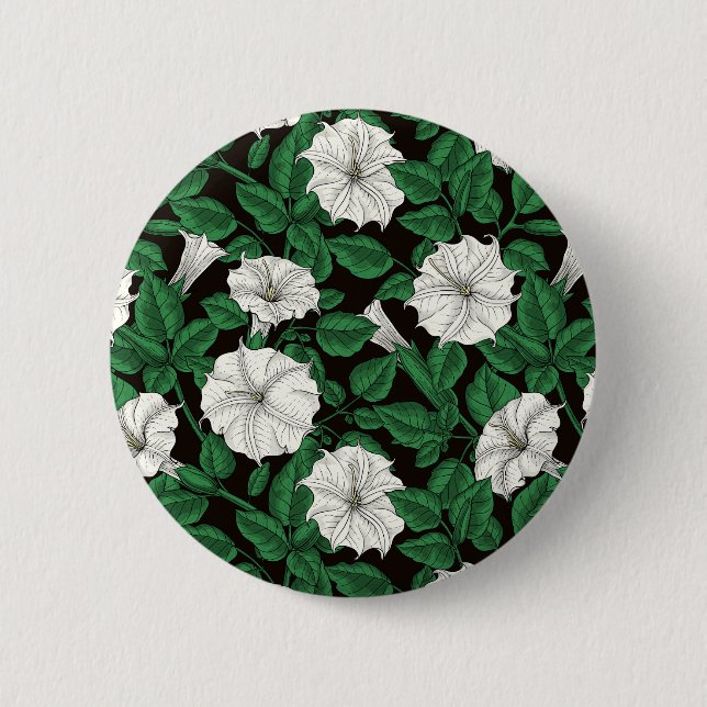 Badge Rond 5 Cm Fleurs de lune 2 (Devant)