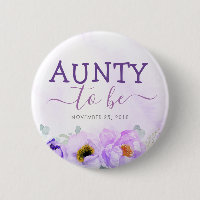 Fleurs violettes mignonnes à être Baby shower