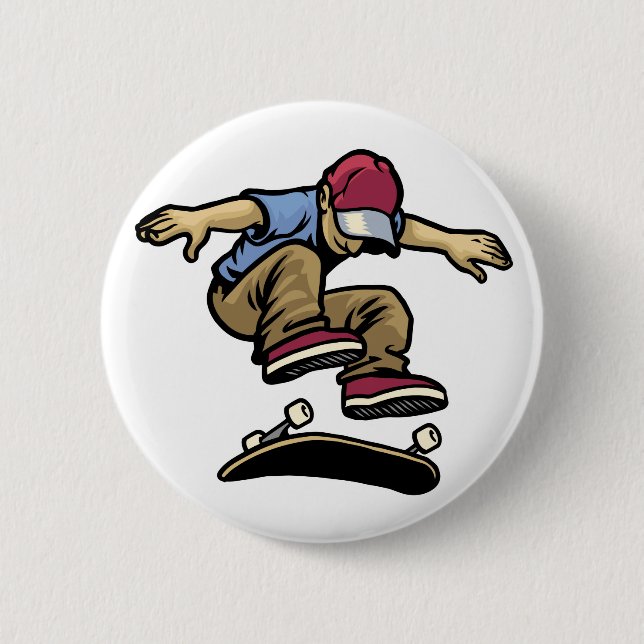 Badge Rond 5 Cm Flip Kick  (Devant)
