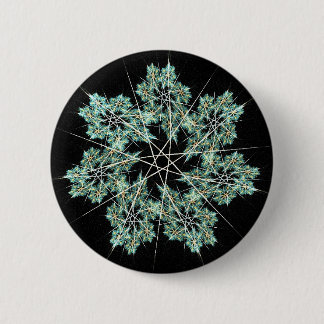 Badge Rond 5 Cm flocon de neige