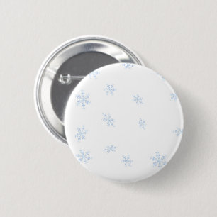 Badge Rond 5 Cm Flocon de neige