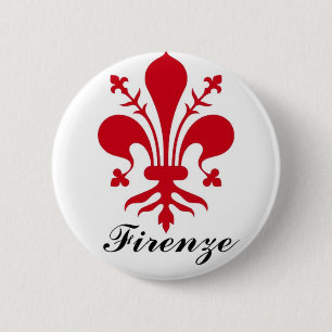 Badge Rond 5 Cm Florence