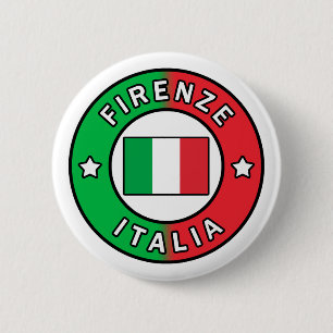 Badge Rond 5 Cm Florence Italia