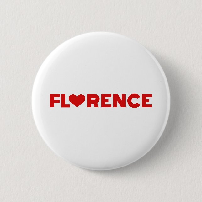Badge Rond 5 Cm Florence Love (Devant)