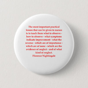 Badge Rond 5 Cm Florence Nightingale