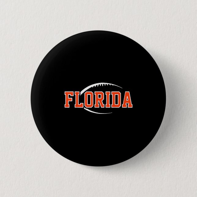 Badge Rond 5 Cm Florida Line Cool Fl Pride Women Girls Sister Daug (Devant)