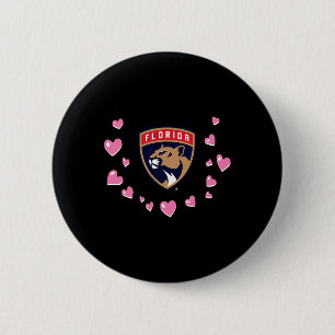 Badge Rond 5 Cm Florida Panthers Saint-Valentin Amour Nhl Officiel