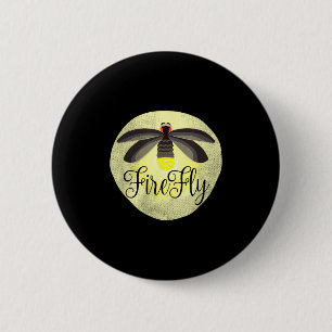 Badge Rond 5 Cm Fluciole Éclair Bug cadeau d'été