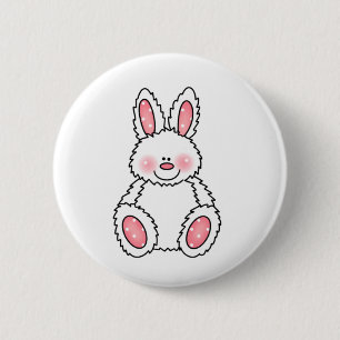 BADGE ROND 5 CM FLUFBUNNY PERSONNALISÉ
