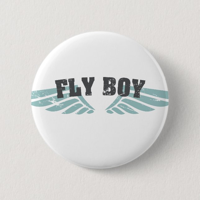 Badge Rond 5 Cm Fly Boy (Devant)