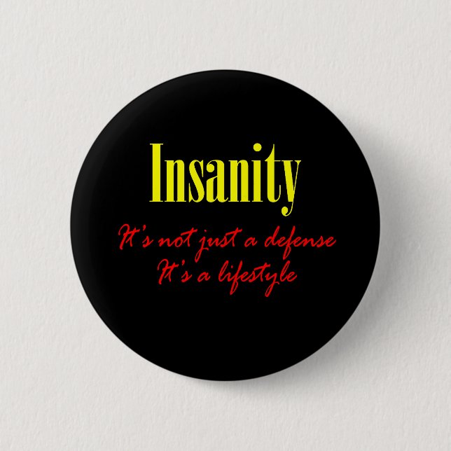 Badge Rond 5 Cm Folie - ce n'est pas simplement une défense (Devant)