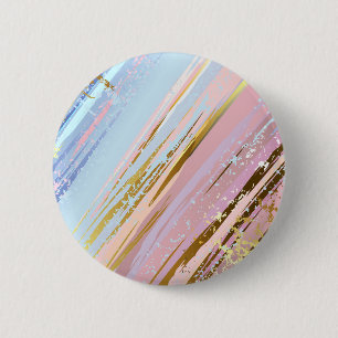 Badge Rond 5 Cm Fond rose texturé