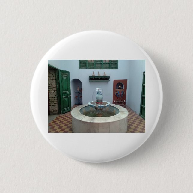 Badge Rond 5 Cm Fontaine (Devant)
