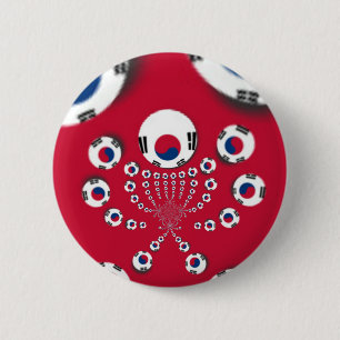 Badge Rond 5 Cm Football.