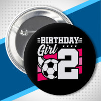 Football Anniversaire - Fille de 2 ans - 2ème Anni