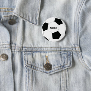 Badge Rond 5 Cm Football de balle de football personnalisé