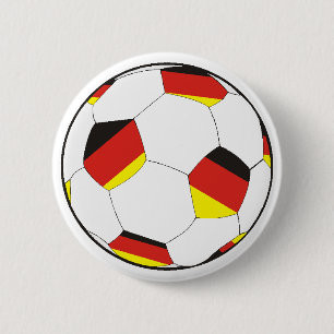 Badge Rond 5 Cm Football en Allemagne