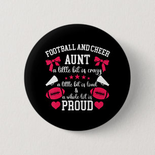 Badge Rond 5 Cm Football Et Joyeuse Tante Fier Football Et Joyer