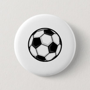 Badge Rond 5 Cm Football Moderne Ombré Ll