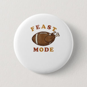 Badge Rond 5 Cm Football Turquie mode fête Thanksgiving Retro Vint