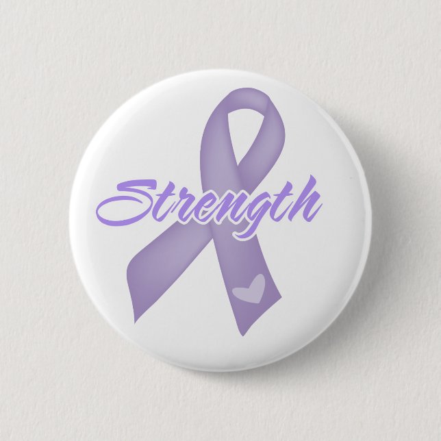 Badge Rond 5 Cm Force - Cancer (Devant)