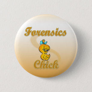 Badge Rond 5 Cm Forensics Chick
